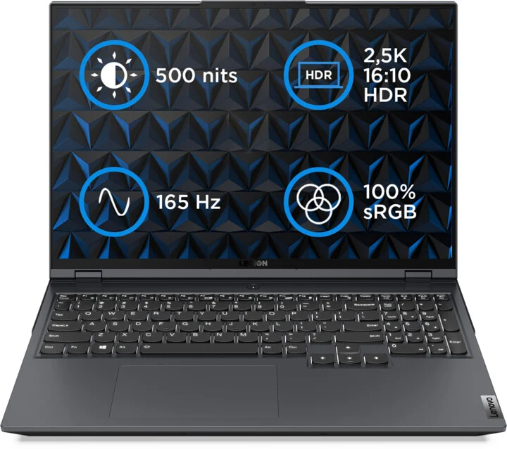 Laptop Lenovo Legion 5 Pro 16ACH6H, 16", AMD Ryzen 5, 16GB RAM, 512GB SSD, NVIDIA GeForce RTX 3060, i hirtë