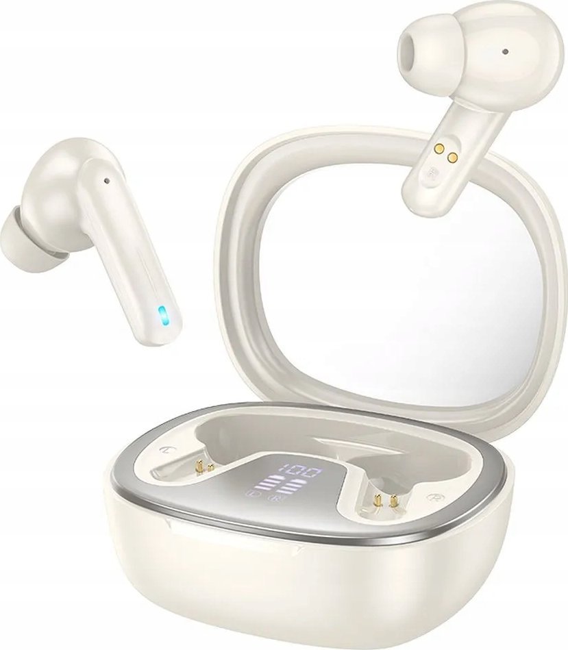 Kufje wireless Hoco Shadow EQ6, Bluetooth 5.3, TWS stereo, të bardha