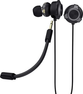 Kufje gaming Trust GXT 406 Pine, in ear, me kabllo, të zeza
