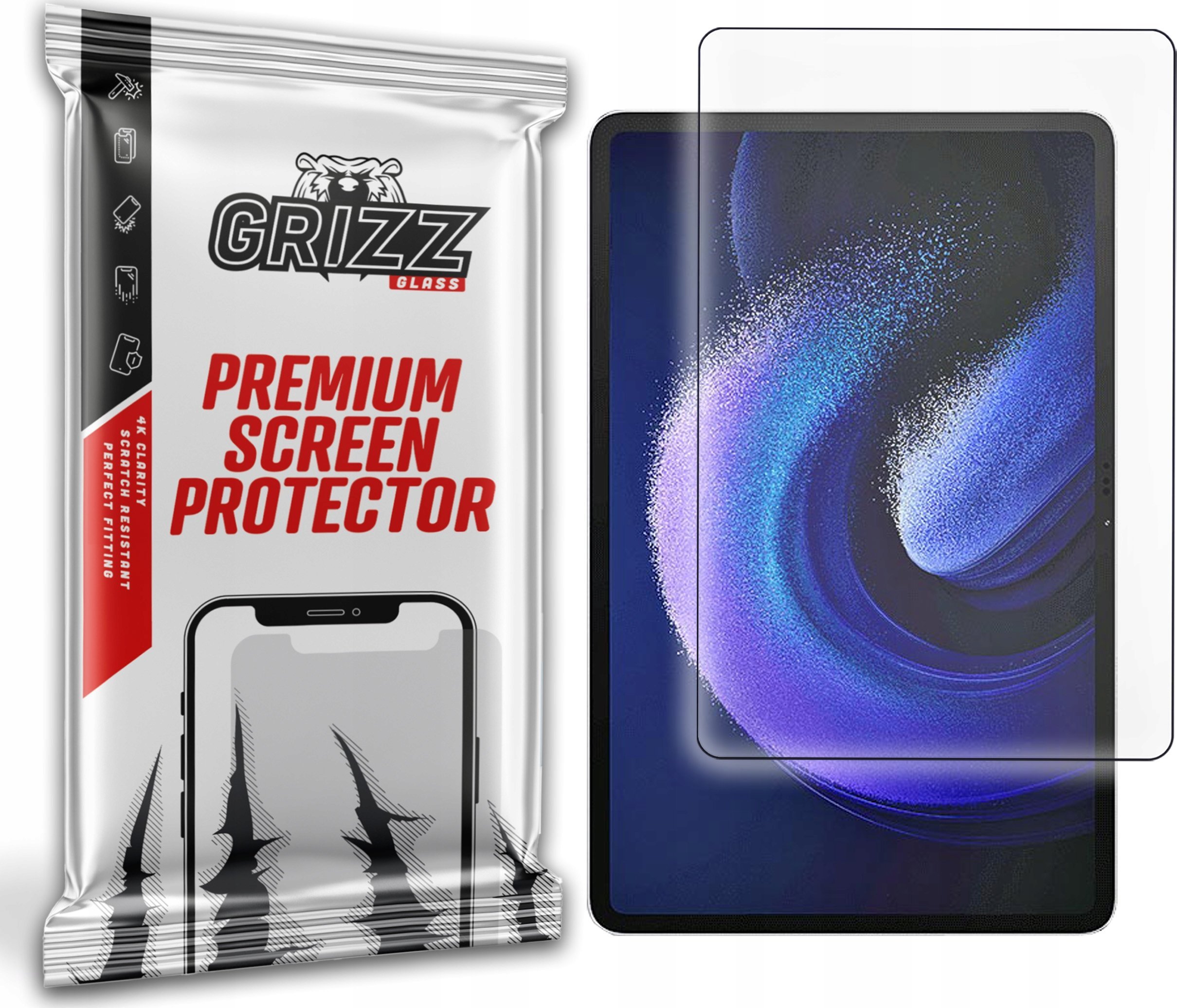 Folie mbrojtëse tablet GrizzGlass PaperScreen Xiaomi Pad 6 Max 14, matte, rezistente ndaj gërvishtjeve, transparente