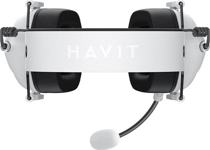 Kufje gaming Havit H2033D, me kabllo dhe pa kabllo, bardhë e zezë
