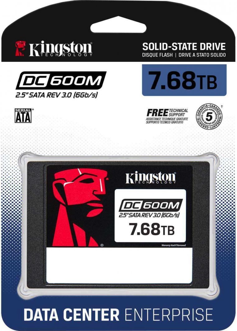 Disk SSD Kingston DC600M, 7.68TB, 2.5" SATA III