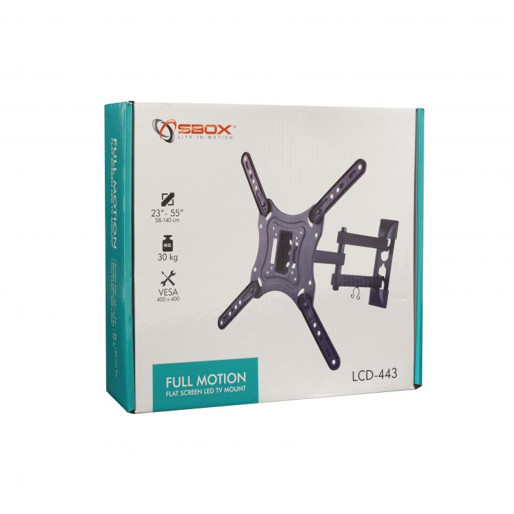Mbajtëse për TV Sbox LCD-443, lëvizëse, 23"-55", 30 kg