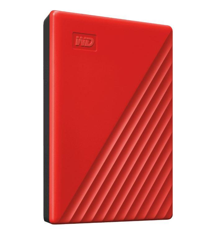 Hard disk i jashtëm Western Digital My Passport, 2TB, USB 3.0, i kuq