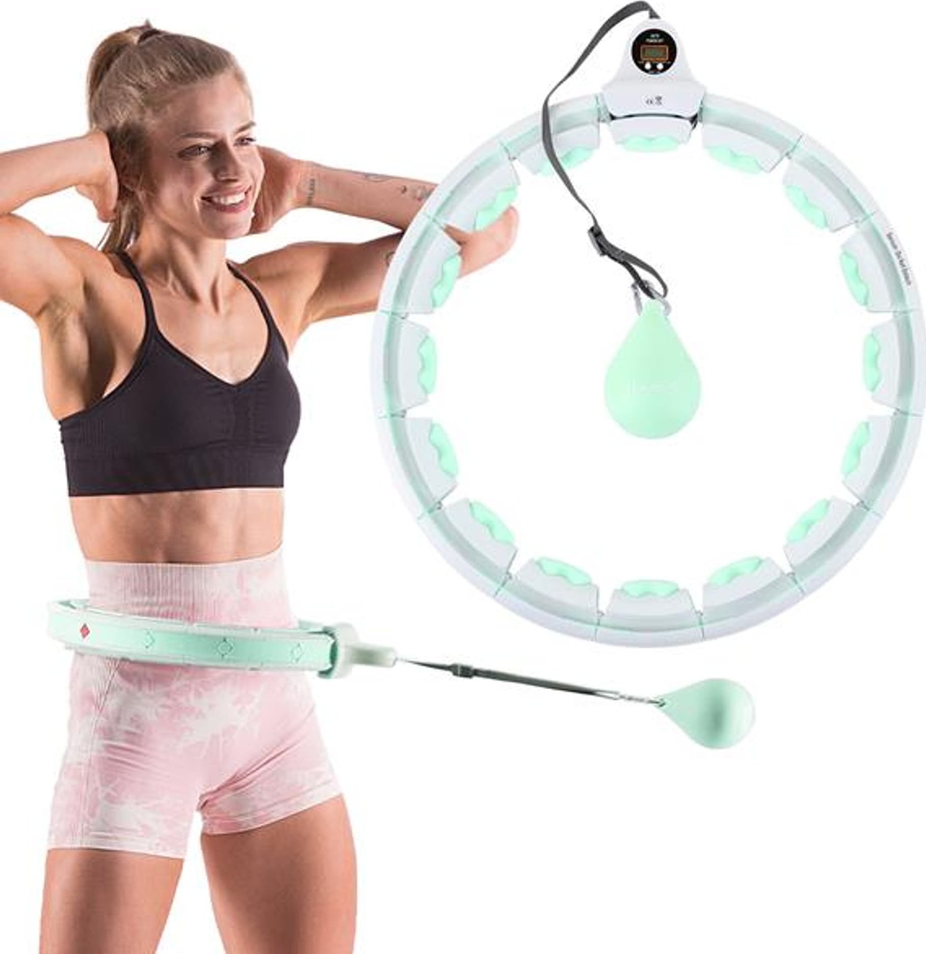 Rreth fitnesi magnetik HMS HW06, me top graviteti, me numërues