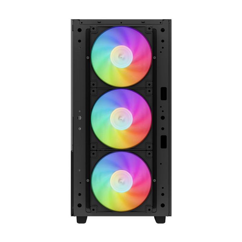 Kuti kompjuteri Deepcool CH560 ARGB, Midi Tower, me fllad ARGB, e zezë