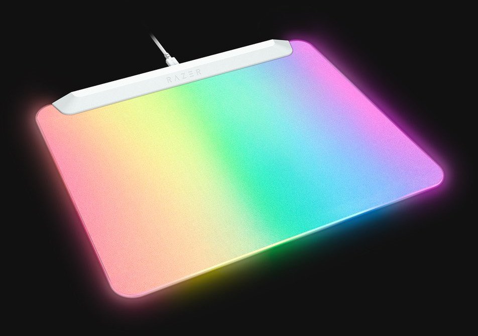 Mousepad gaming Razer Firefly V2 Pro, RGB multi zone, White Edition, i bardhë