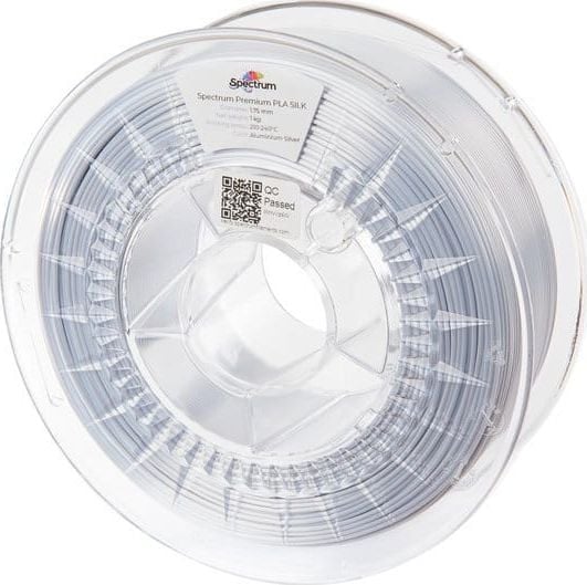 Filament 3D Spectrum PLA Silk, 1.75mm, 1kg, argjendtë