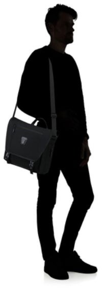 Çantë Samsonite DYE-NAMIC Messenger për laptop 14.1", e zezë