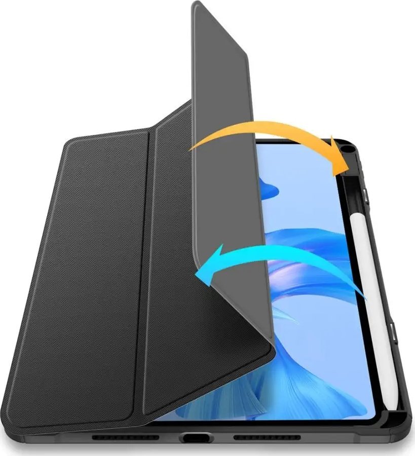 Këllëf tablet DuxDucis Toby Huawei MatePad Pro 11 2022, me kapak inteligjent, me mbajtëse stylus, i zi