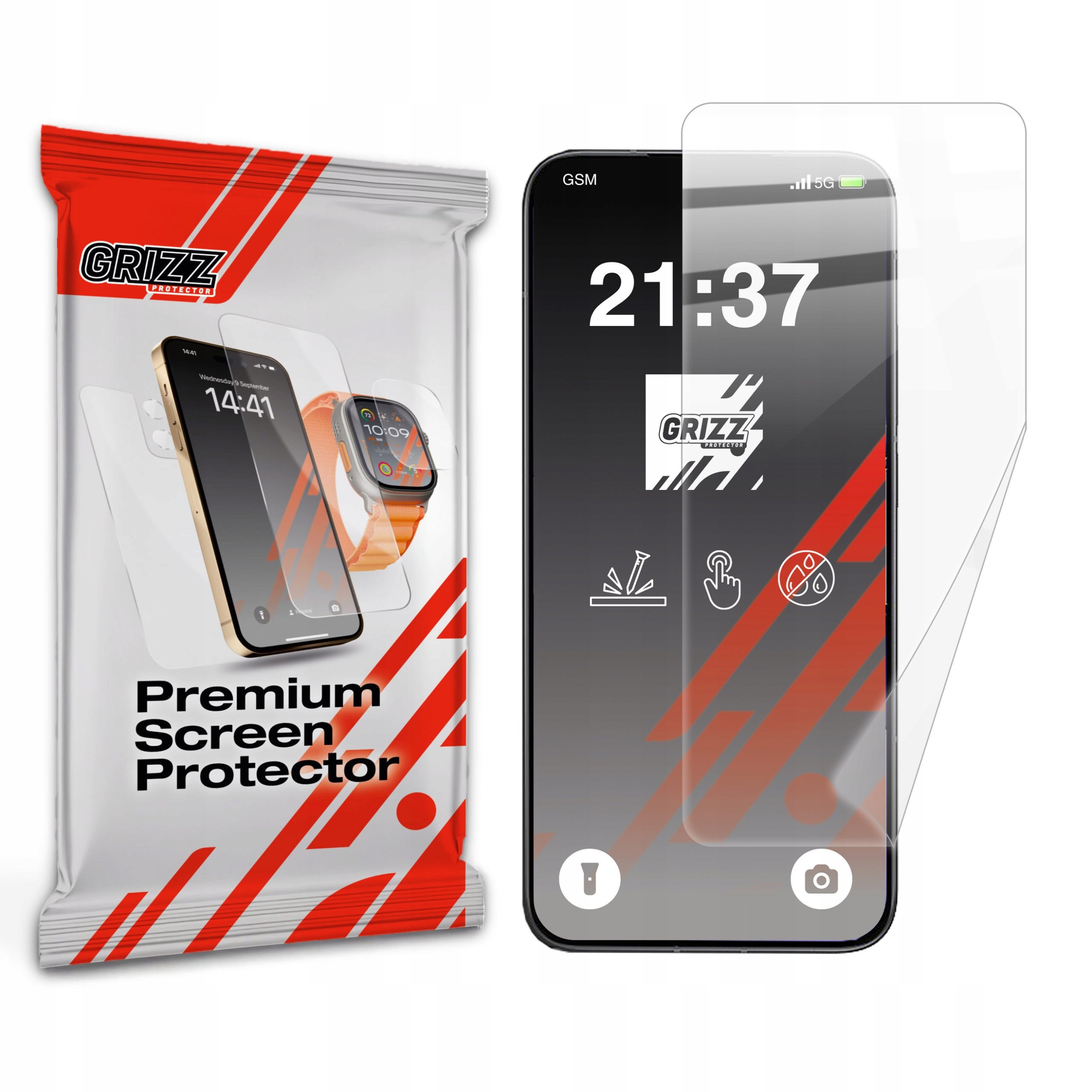 Керамичка заштитна фолија Grizz за Xiaomi Redmi Turbo 4 Pro, висока транспарентност, флексибилна