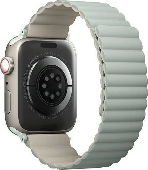 Rrip ore Uniq Revix Reversible për Apple Watch 38/40/41 mm, silikon, jeshile bezhë