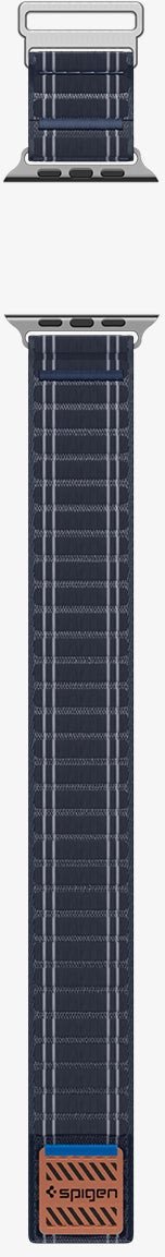 Rrip ore Spigen Fabric Band, për Apple Watch 49mm 46mm 45mm 44mm, najloni, blu navy