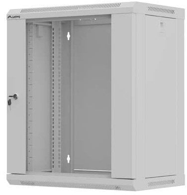 Kabinet rack LANBERG WF03-5312-10S, 12U, 19", gri