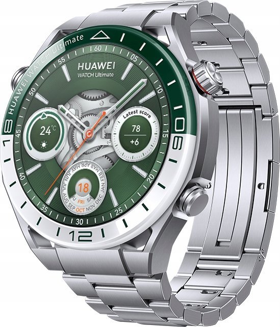 Паметен часовник Huawei Watch Ultimate, 48mm, екран 1.55\" AMOLED, GPS, не'рѓосувачки челик