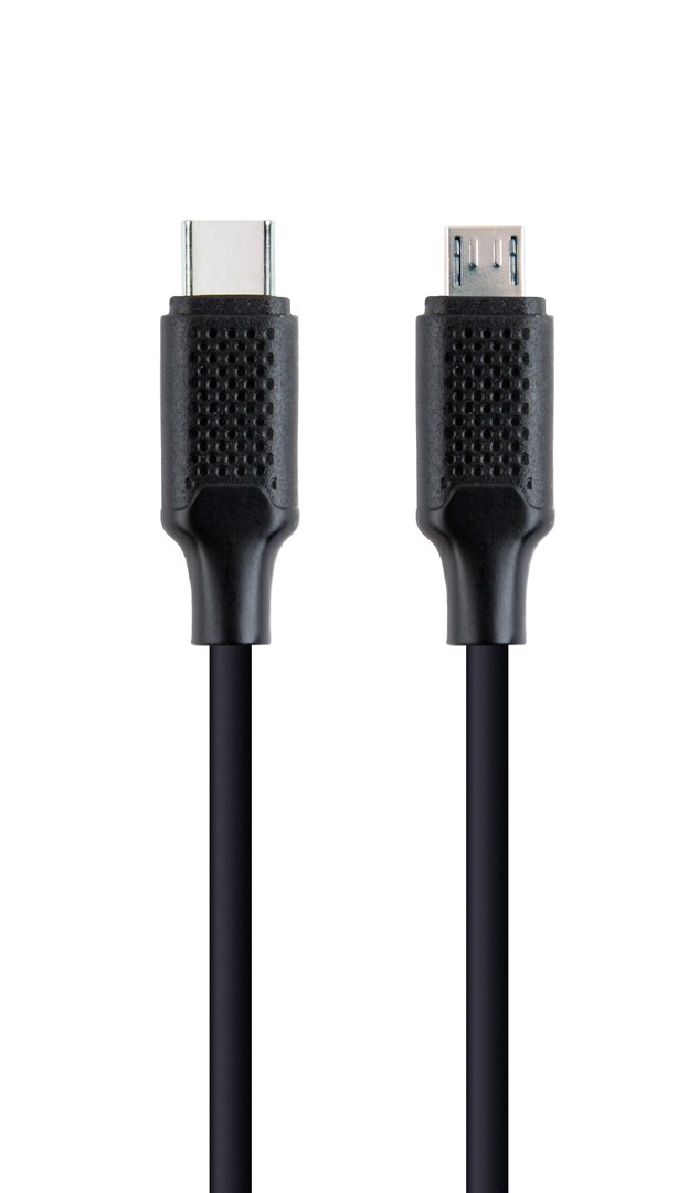 Kabllo Gembird, USB C / Micro-USB B, 1.5 m, e zezë