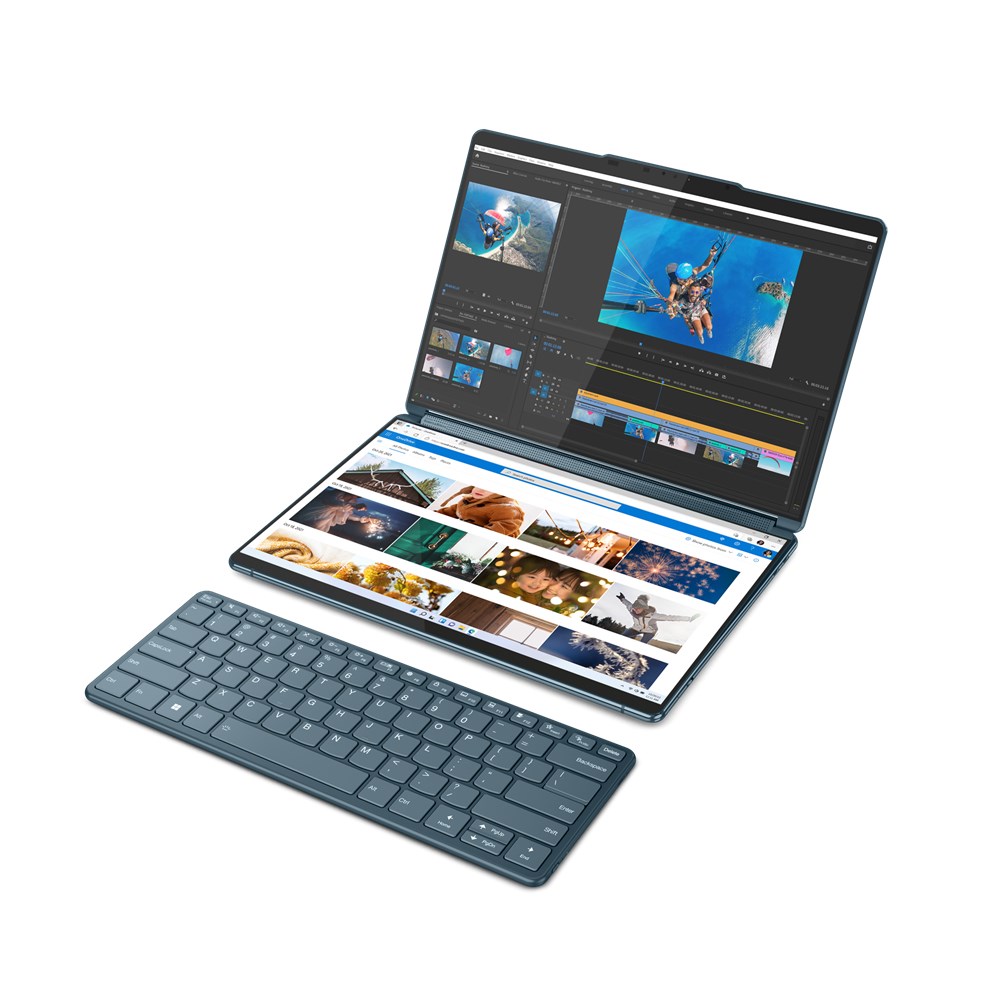 Laptop Lenovo Yoga 9 i7-1355U, 13.3" Touchscreen, Intel Core i7, 16 GB RAM, 1 TB SSD, i kaltër
