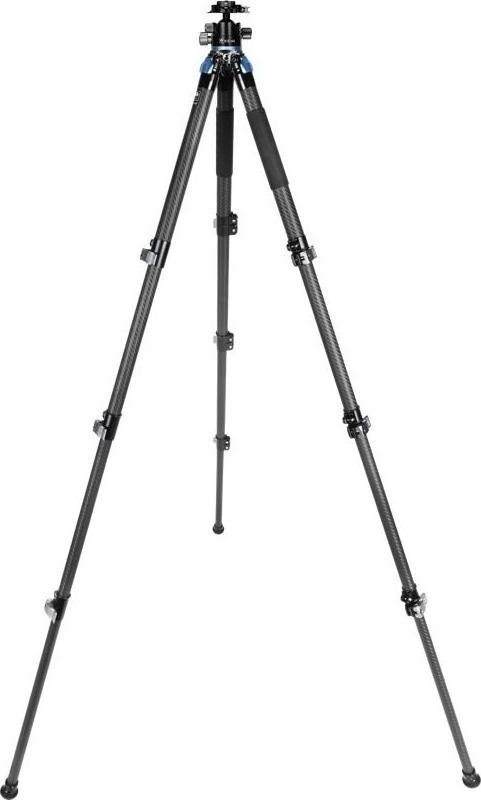 Tripod fotografik SIRUI L-324F, karbon, me kokë KS-40, i zi