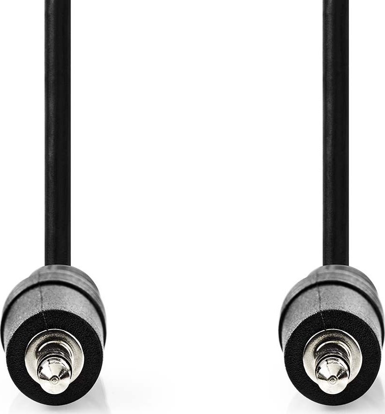 Kabllo audio stereo Nedis, 3.5 mm mashkull në 3.5 mm mashkull, 10 m, e zezë
