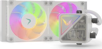 Ftohës procesori me ujë Valkyrie V240 Lite, 240 mm, all in one, i bardhë