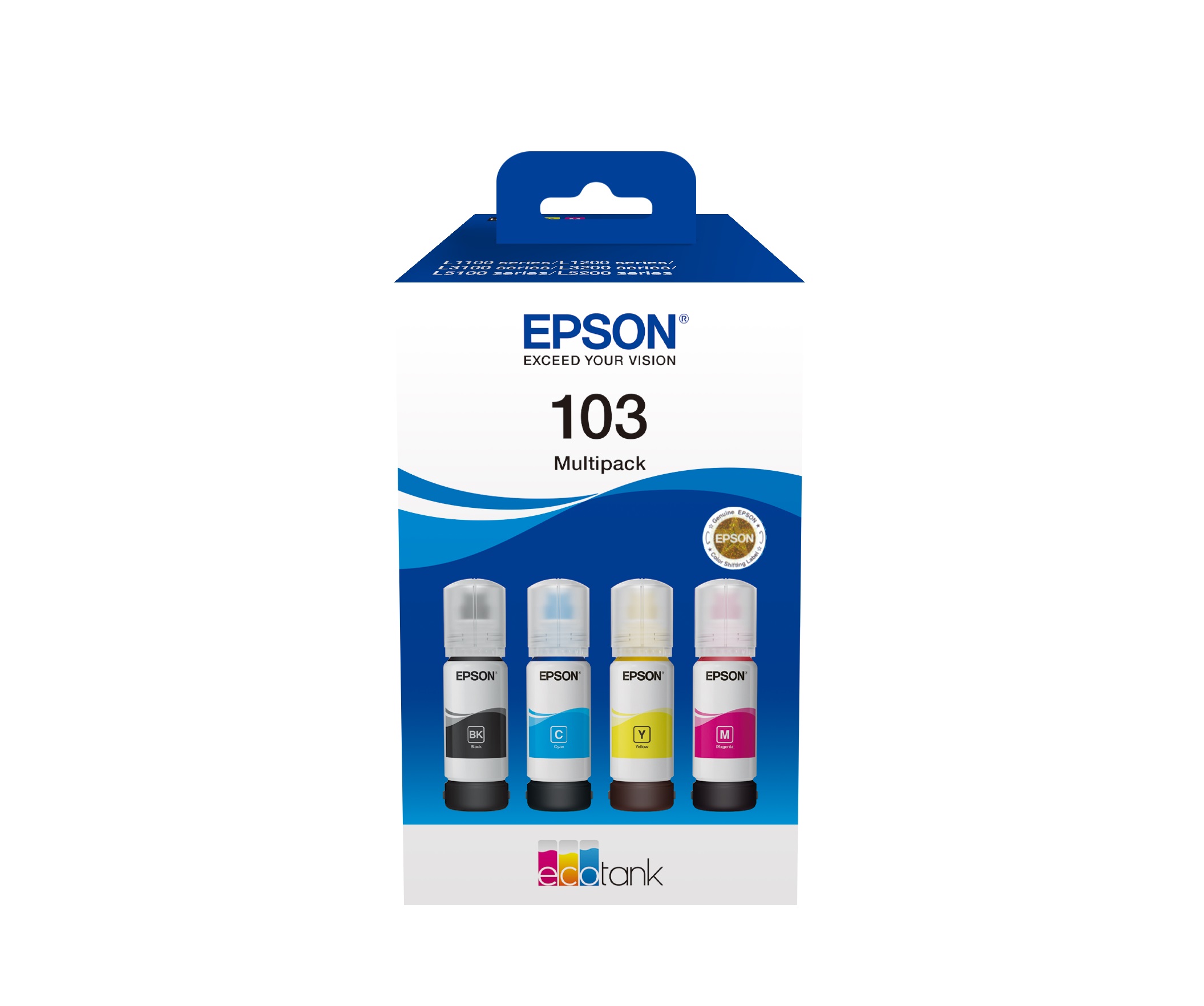 Ngjyrë Epson 103 EcoTank, 4 ngjyra