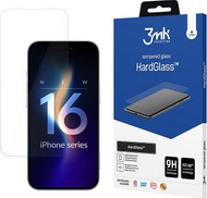 Mbrojtës ekrani 3mk HardGlass për iPhone 16, xham 9H, transparencë e lartë