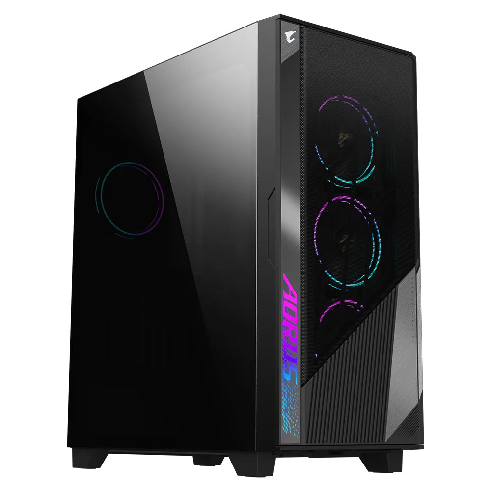 Kasë për PC GIGABYTE AORUS C500, e zezë