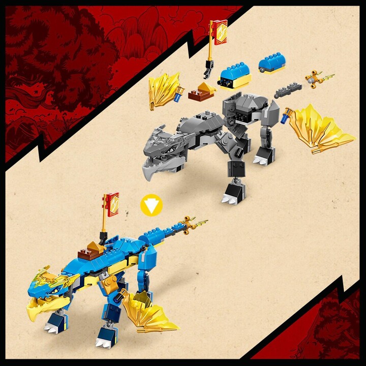 Играчка LEGO® NINJAGO® 71760 Jay's Storm Dragon EVO