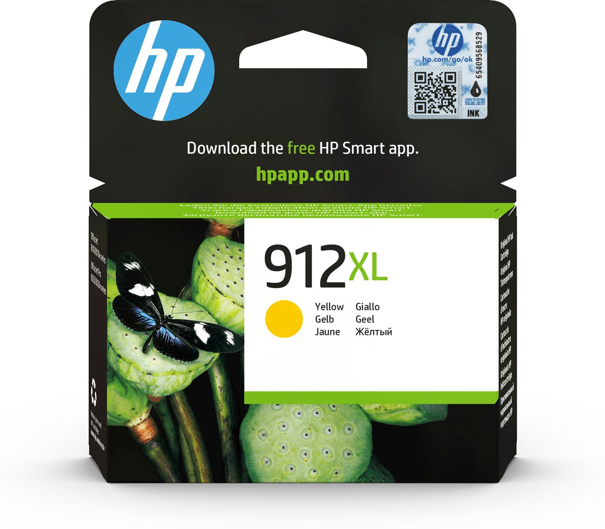 Ngjyrë për printer HP 912XL, 10 ml, e verdhë