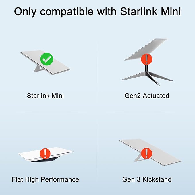 Mbajtës magnetik për makinë Starlink Mini, i bardhë