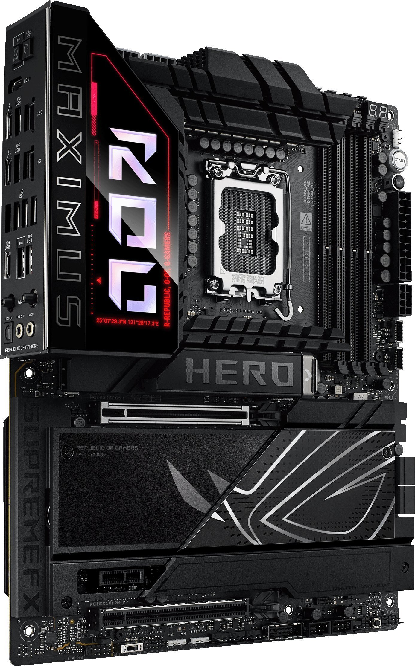 Pllakë amë ASUS ROG Maximus Z890 Hero, LGA 1851, DDR5, ATX, e zezë