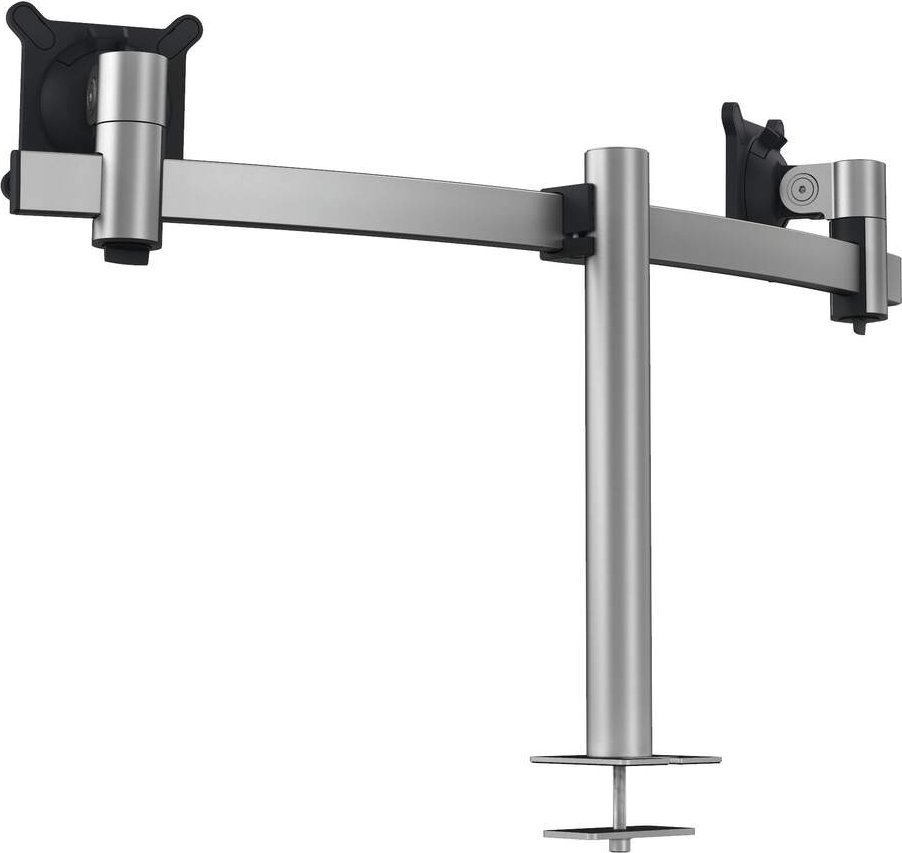 Mbajtës tavoline për 2 monitorë Durable Pro 508623, 21"-27", deri 8kg, argjendtë