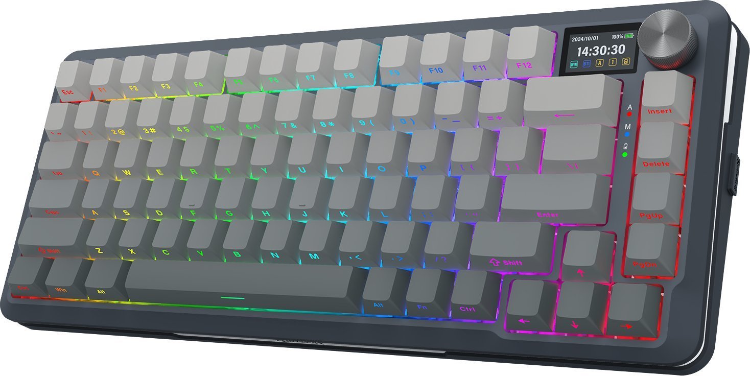 Tastierë gaming Redragon K708GG RGB Pro Flekact, mekanike 75%, wireless, e zezë