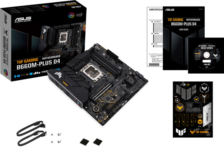 Pllakë amë ASUS TUF GAMING B660M-PLUS D4 (DDR4) - Intel B660