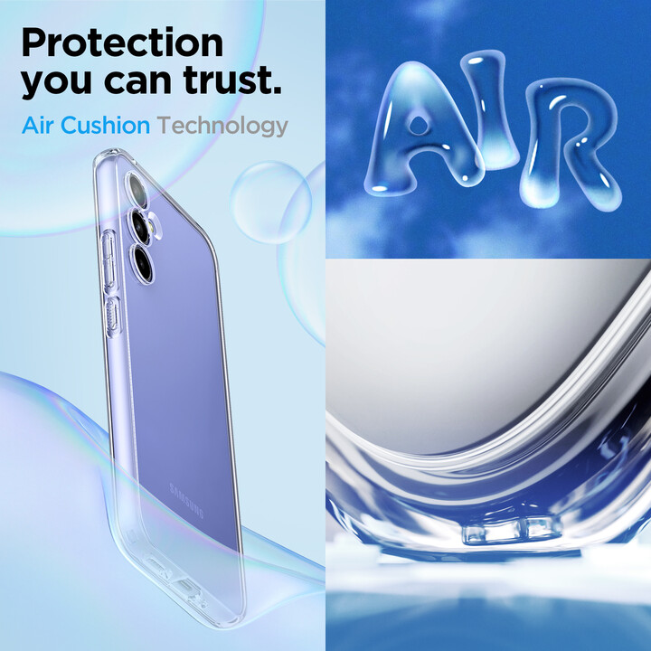 Mbrojtëse Spigen Liquid Crystal për Samsung Galaxy A54 5G, transparente