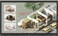 Tabelë interaktive LG CreateBoard Standard 55", 4K UHD, me prekje, e zezë