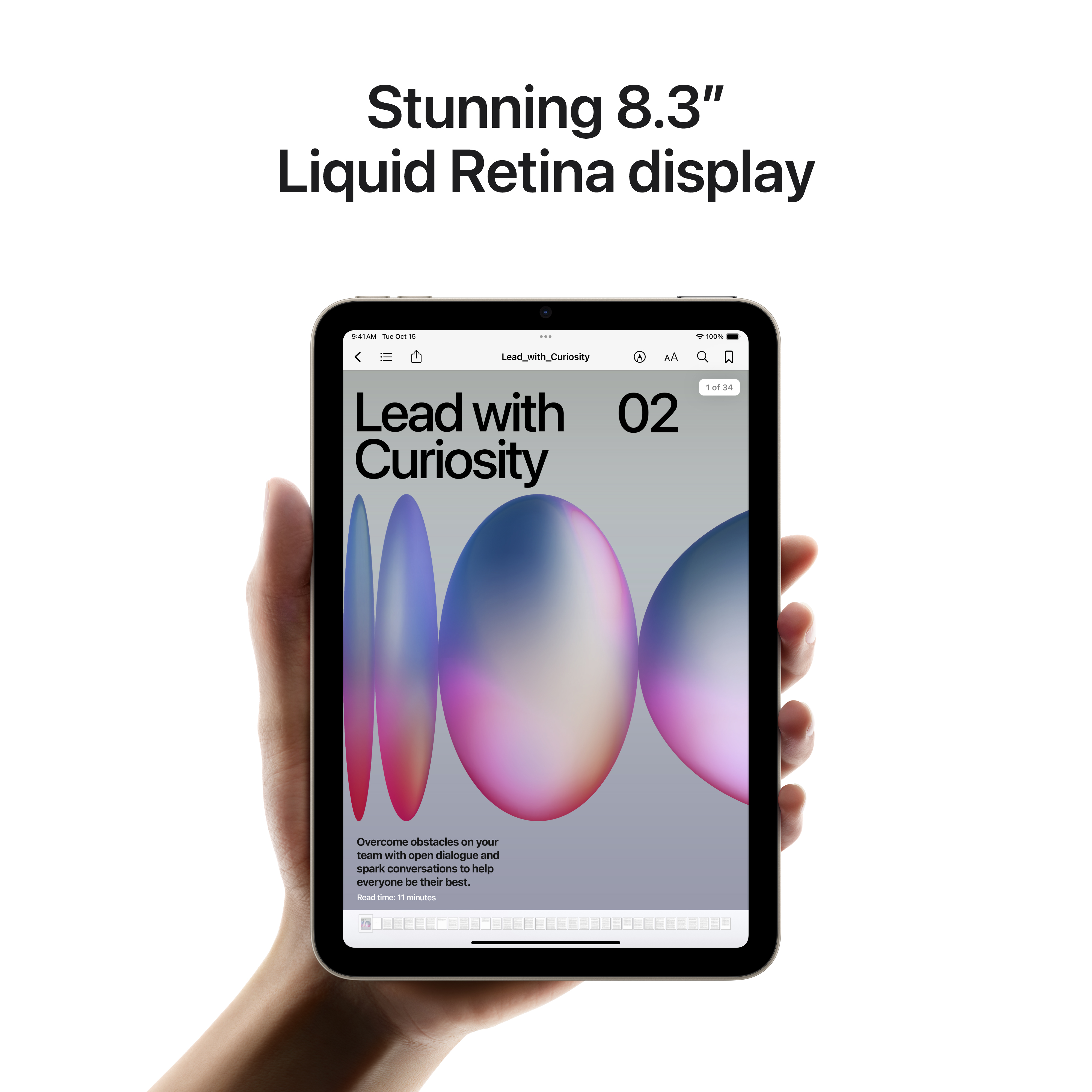 Apple iPad Mini (A17 Pro), Wi-Fi, 128GB, Purple