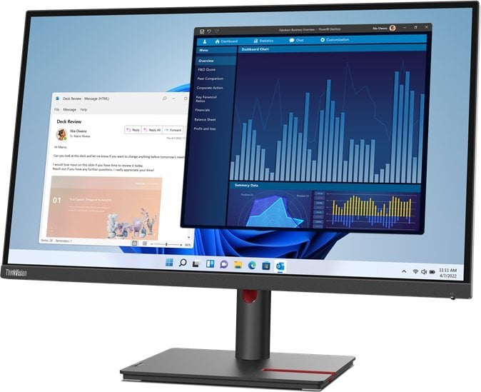 Monitor Lenovo ThinkVision T27p-30, 27'', 3840 x 2160, i zi