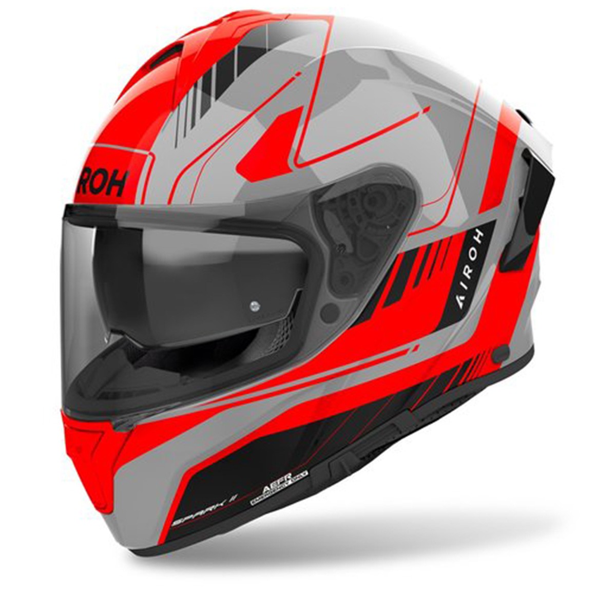Helmetë moto Airoh Spark 2 Chrono, full face, 2XL, portokalli me shkëlqim