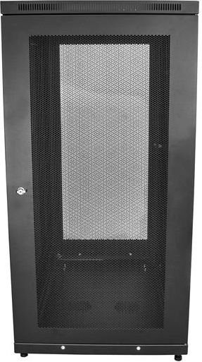 Kabinet serveri StarTech.com 4-Post 24U, rack 19", me rrota, i zi