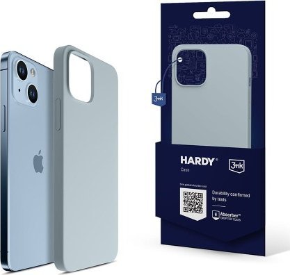 Mbështjellës telefoni 3mk Hardy Silicone MagCase për iPhone 15, MagSafe, silikon, blu