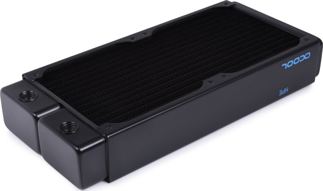 Radiator ftohës Alphacool NexXxoS HPE-45 240mm, bakër, 45mm, i zi