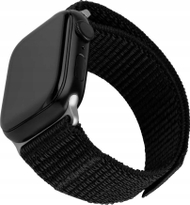 Rrip ore Apple FIXED Nylon Strap, për Watch Ultra 49mm, mbyllje velcro, i zi