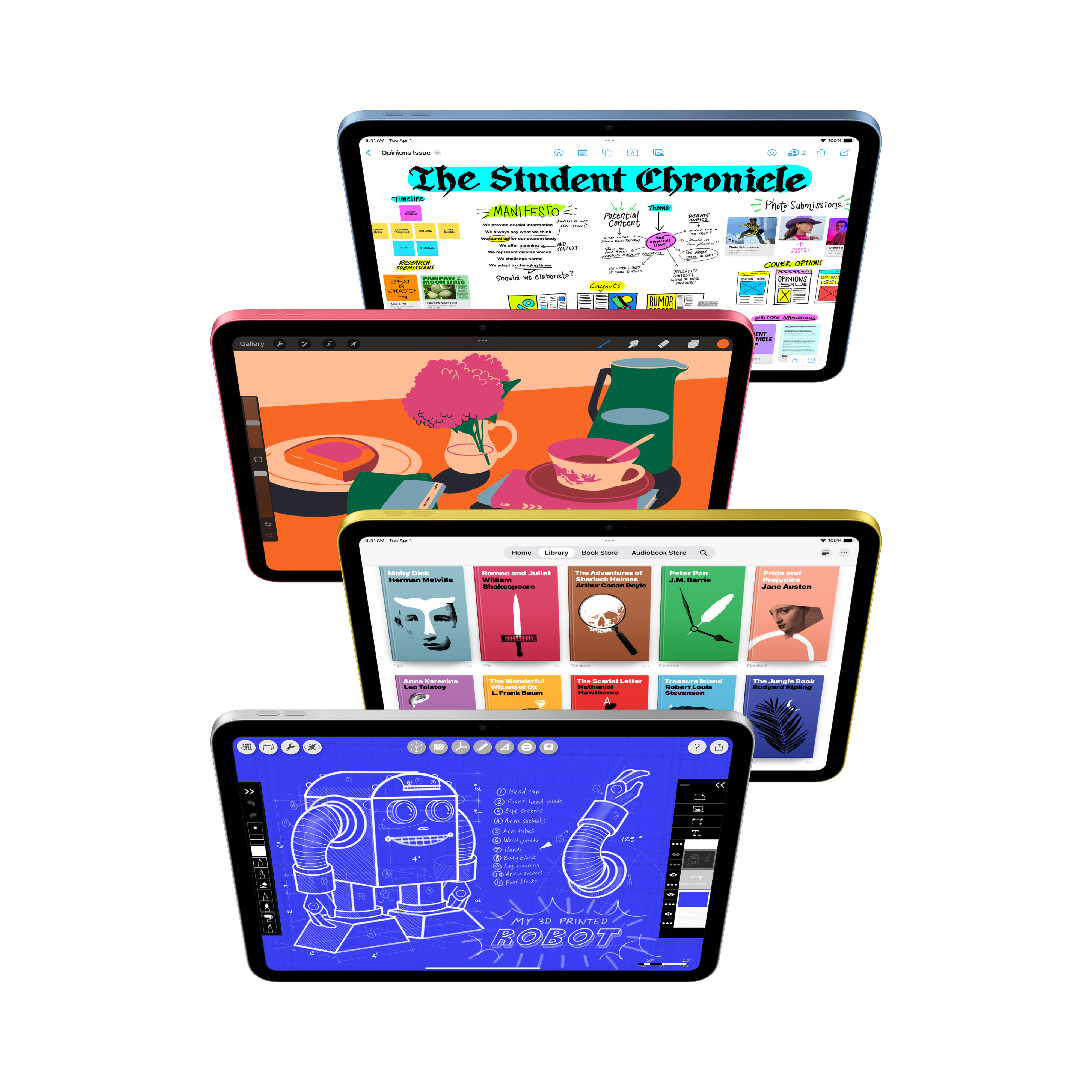 Apple iPad (A16), 11", Wi-Fi, 128GB, Blue