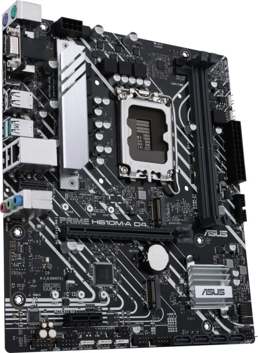 Pllakë amë ASUS PRIME H610M-A D4 (DDR4) - Intel H610