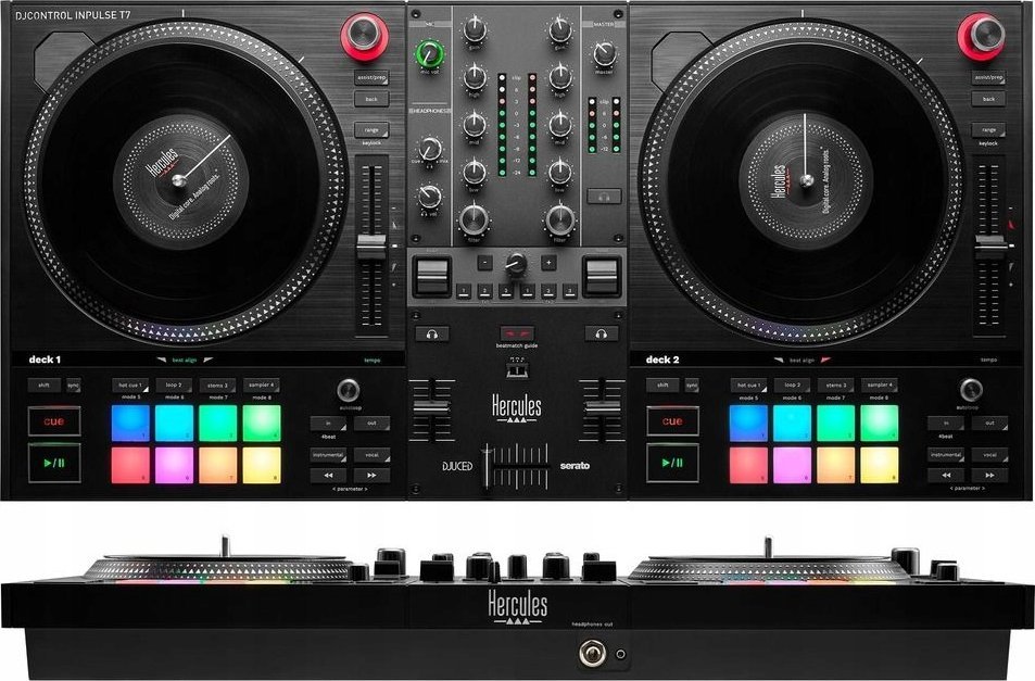 Kontrollues DJ Hercules T7, pjata motorike, me Serato DJ Lite, i zi