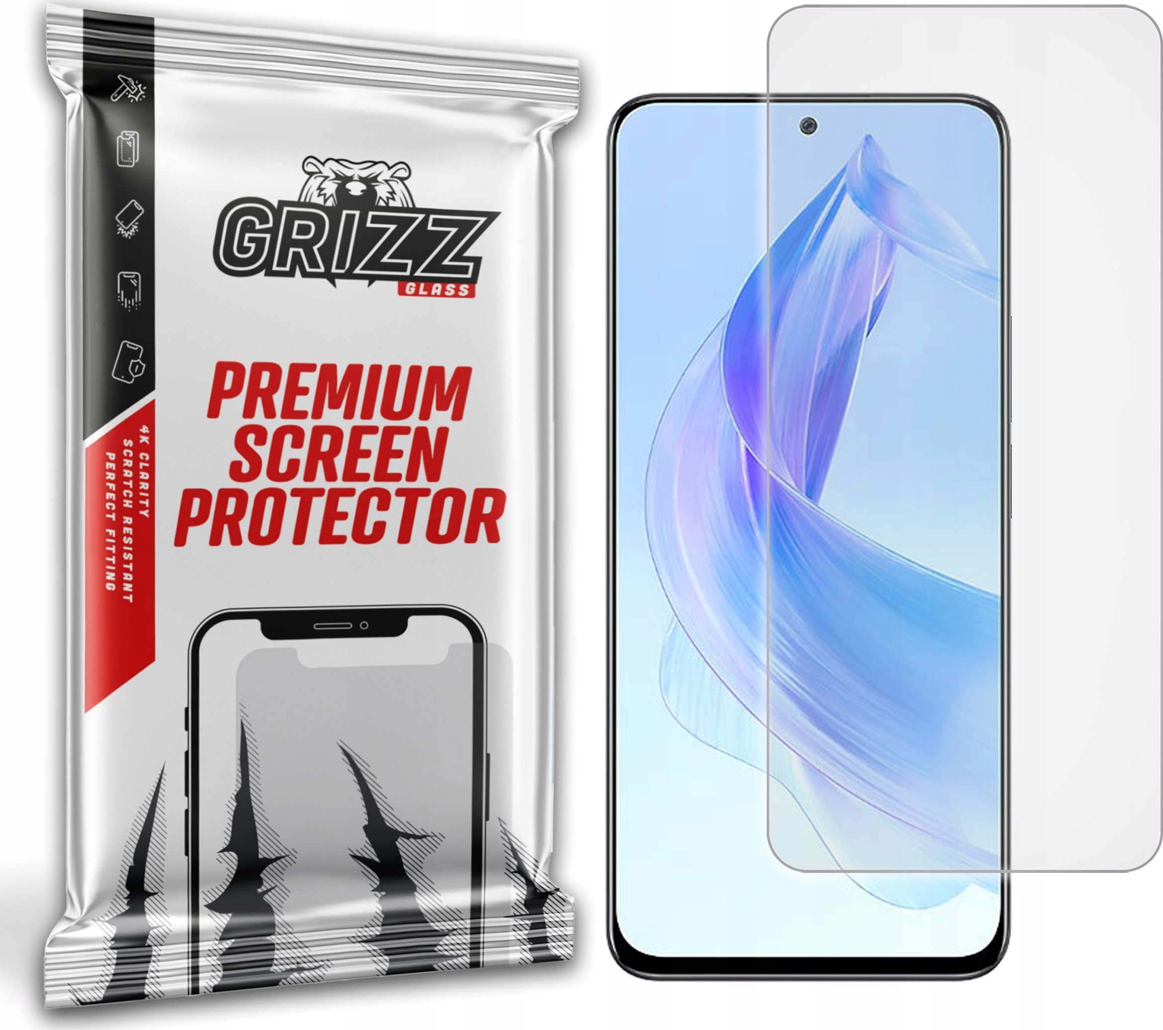 Folie mbrojtëse Grizz PaperScreen për Honor X50i, anti-gërvishtje, mat, transparente