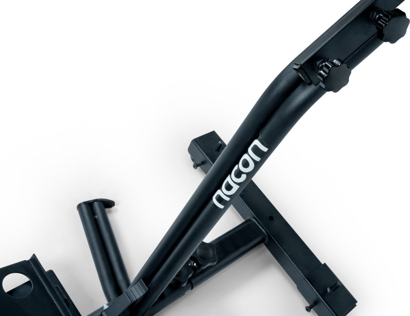 Kornizë garash Nacon Metallica, montim në karrige, çelik, e zezë