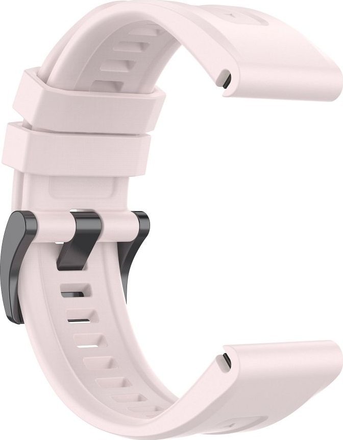 Rrip silikon për smartwatch Garmin Fenix 3 3HR 5X 6X 6X Pro 7X, 26 mm, rozë