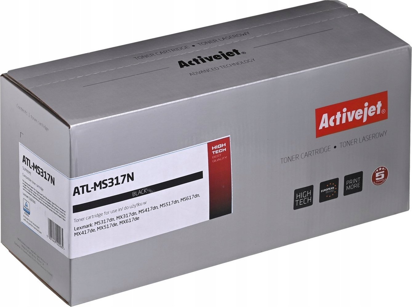Toneri Activejet ATL-MS317N, zëvendësim për Lexmark 51B2000, i zi